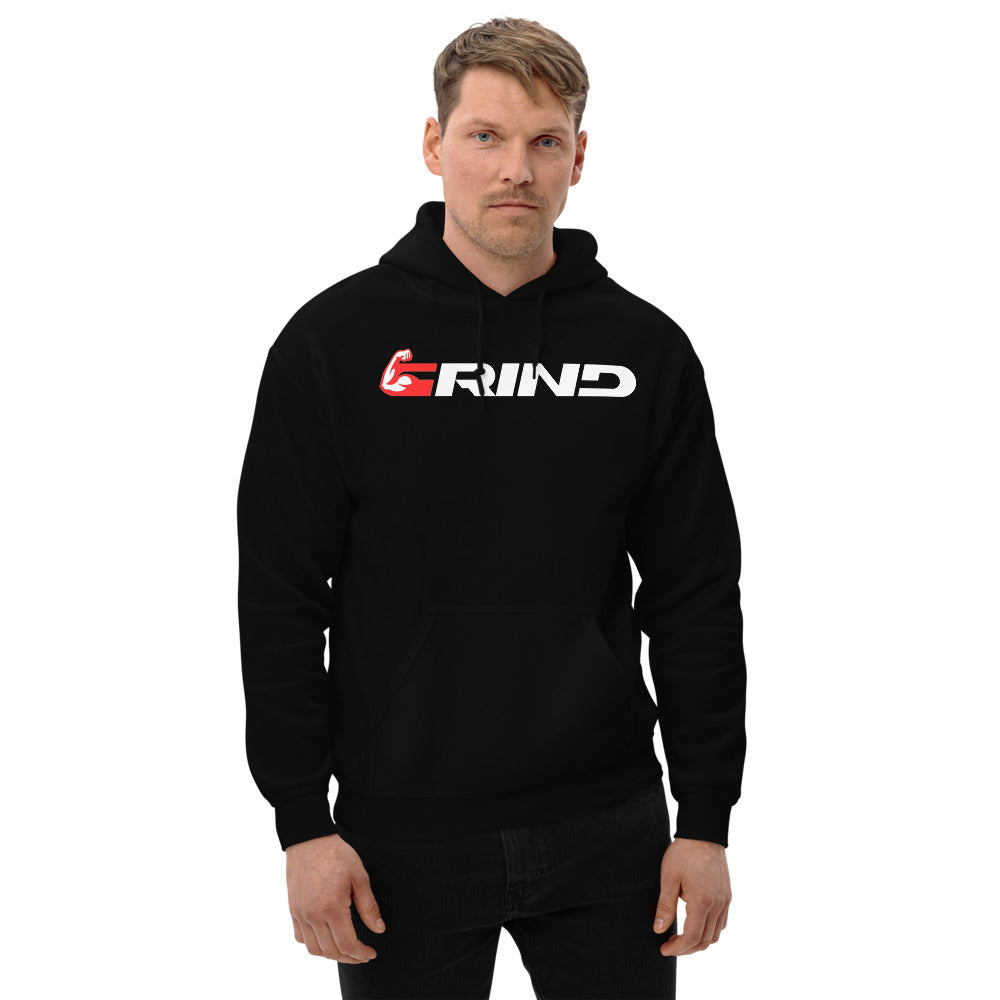 Grind Black + Red Hoodie