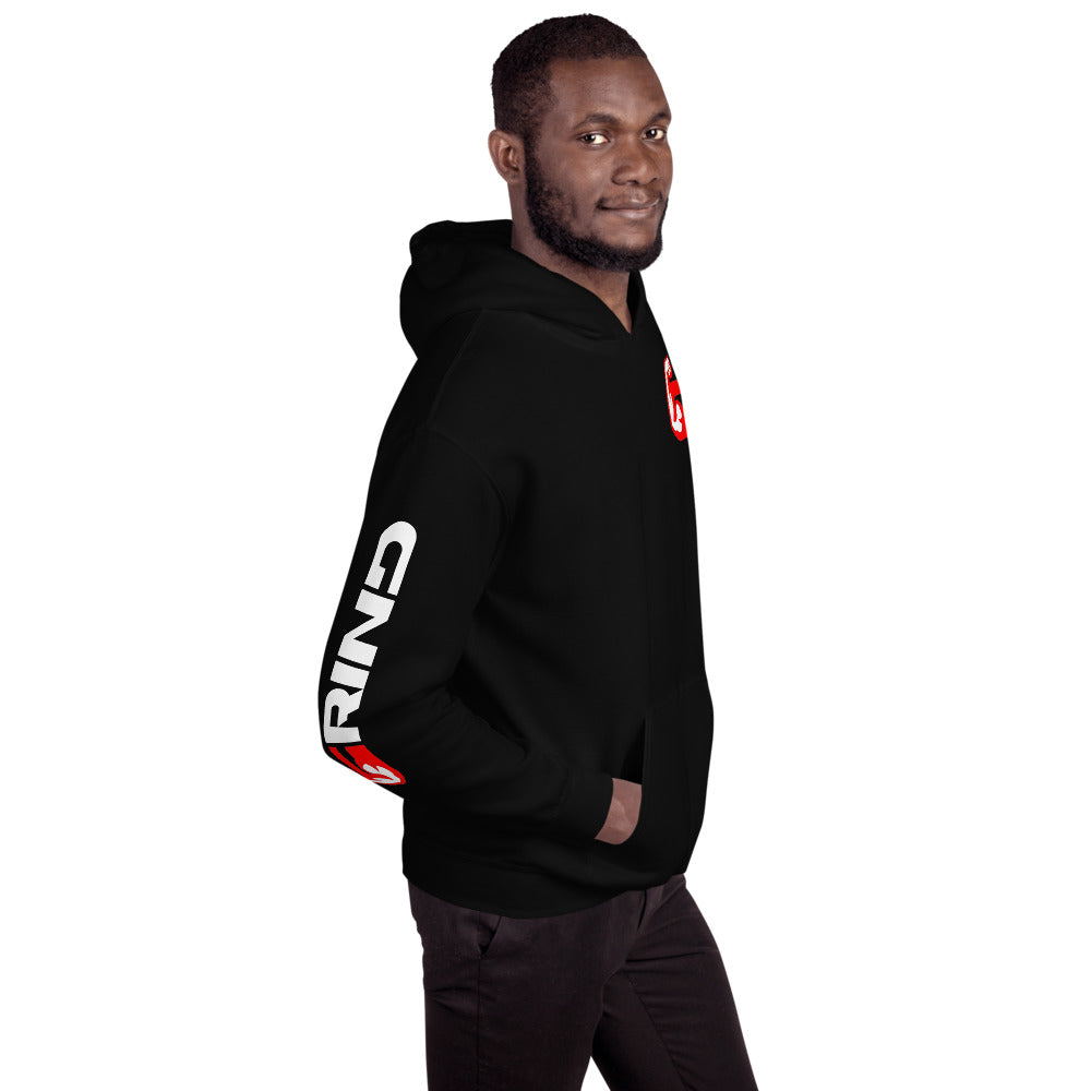 Grind Red 'G' Hoodie (Sleeves)