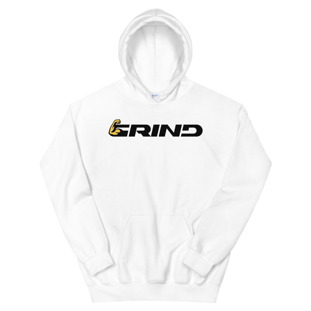 Grind White Hoodie