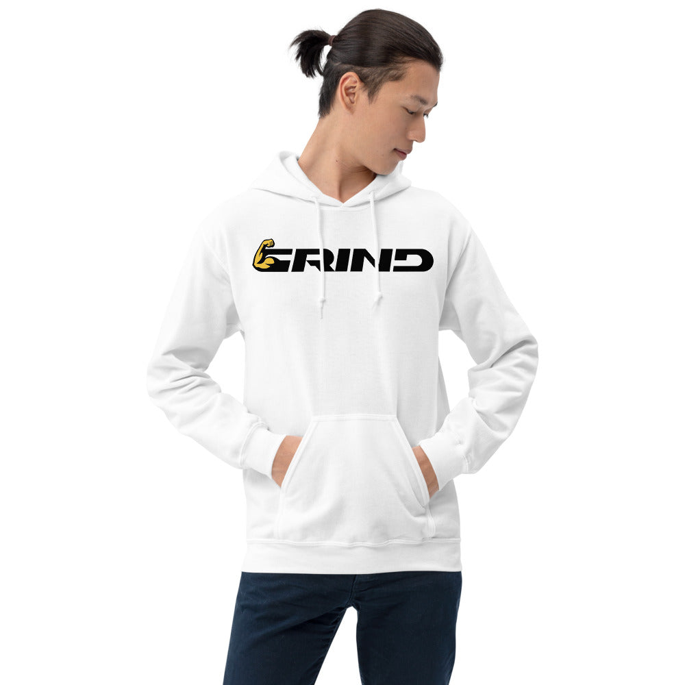 Grind White Hoodie